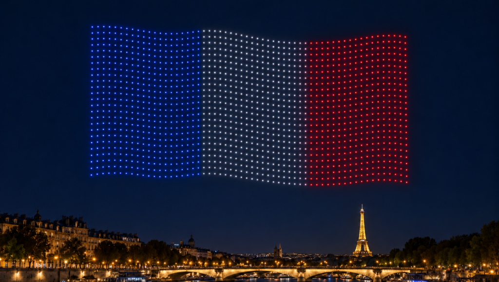 Skydance Drone Shows - French Flag