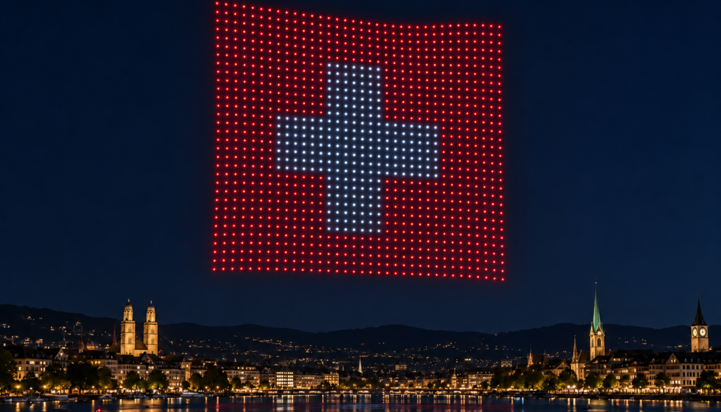 Skydance Drone Shows - Swiss Flag